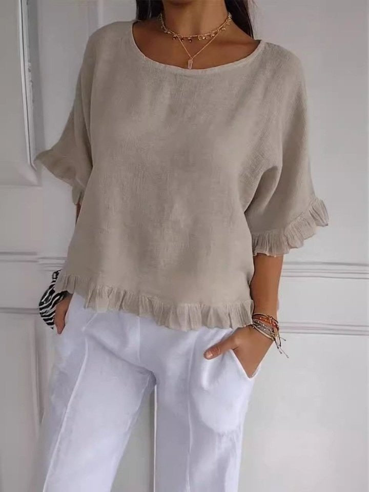 Stefania | Blouse à volants – Conçue pour flotter avec vous
