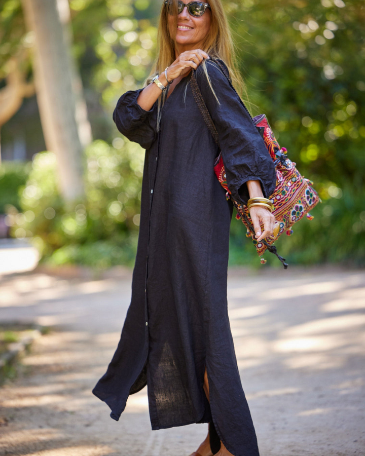 Romina – Robe à Manches Longues