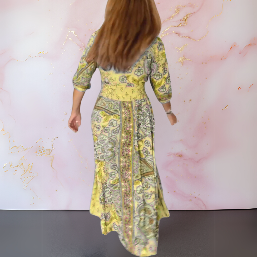 Genowefa | Maxi Robe Boho dans un Style Élégant