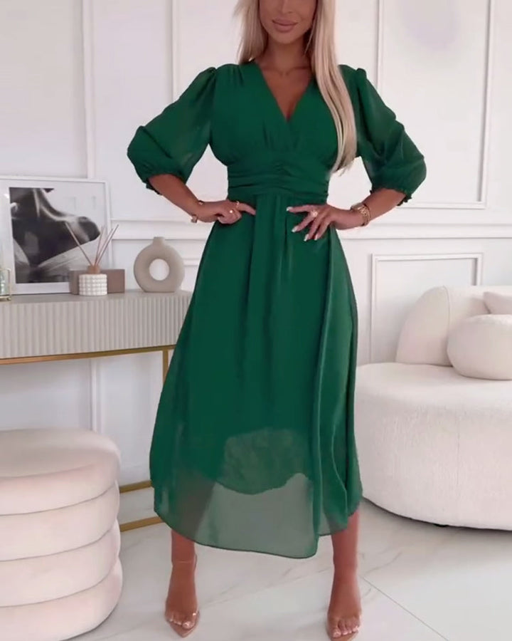Ewa | Robe légère en chiffon de soie