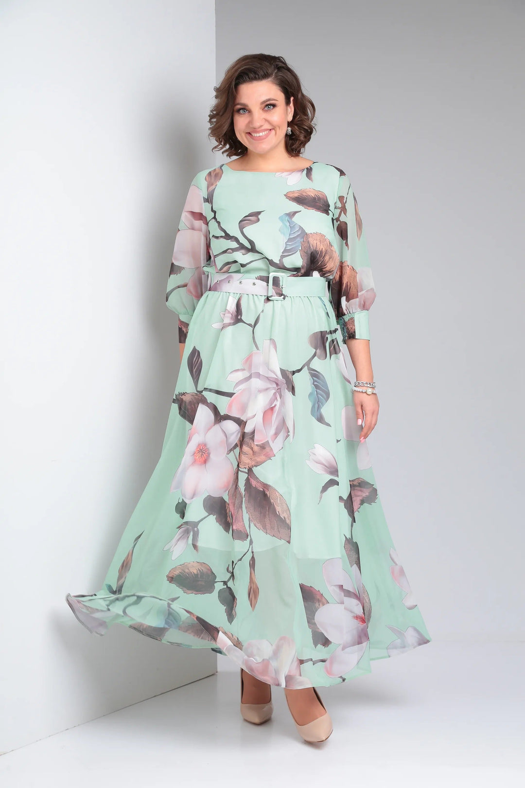 Marlena | Robe maxi élégante à fleurs