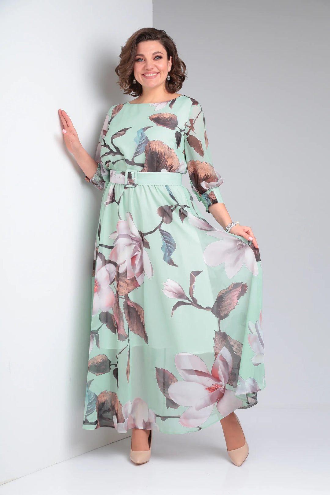 Marlena | Robe maxi élégante à fleurs