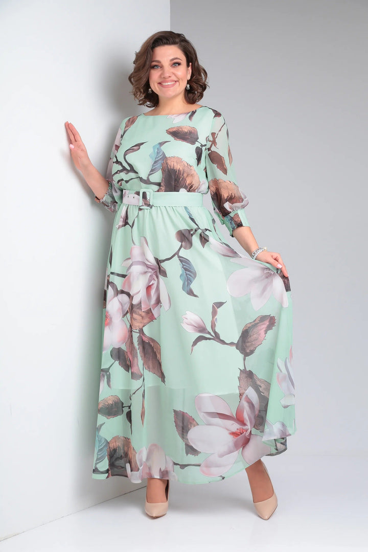 Marlena | Robe maxi élégante à fleurs