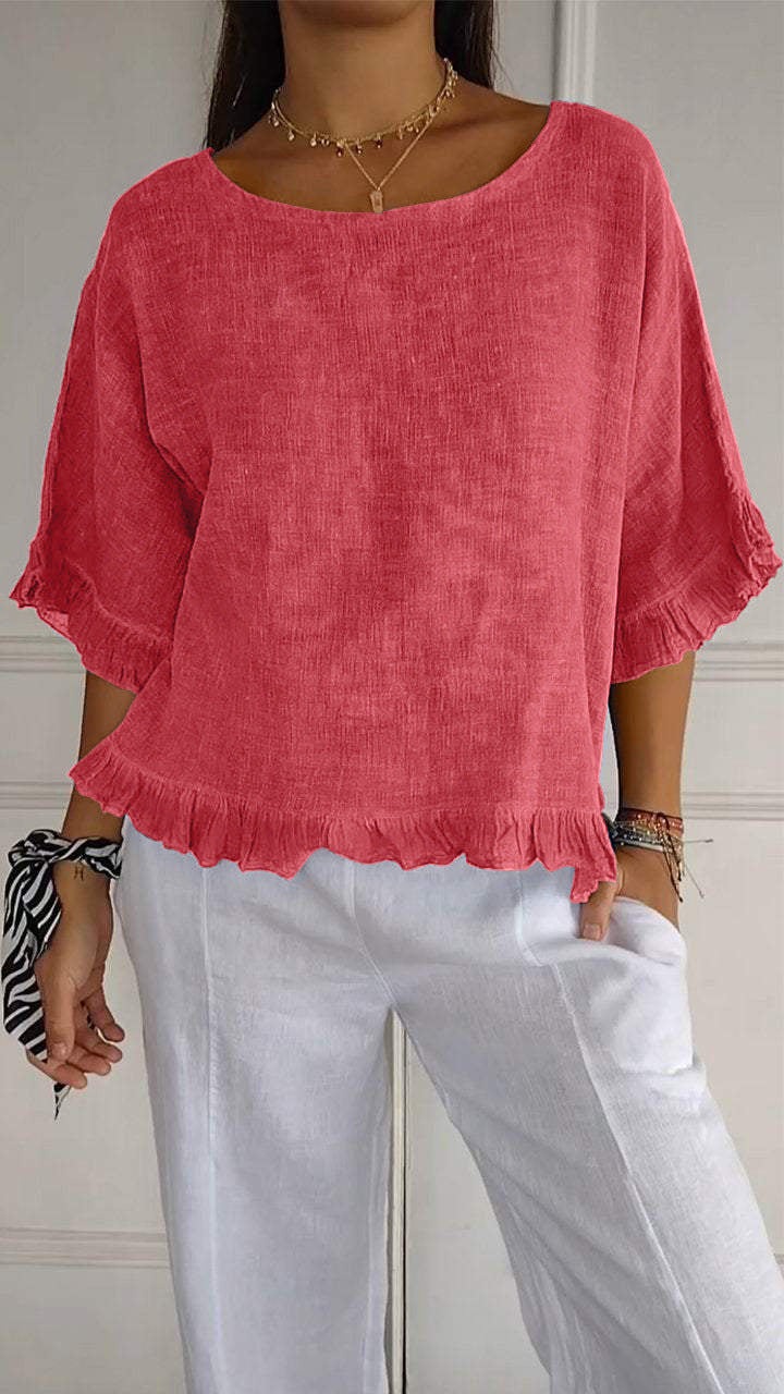 Stefania | Blouse à volants – Conçue pour flotter avec vous