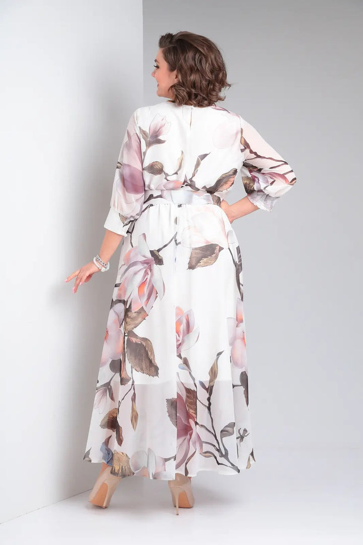 Marlena | Robe maxi élégante à fleurs