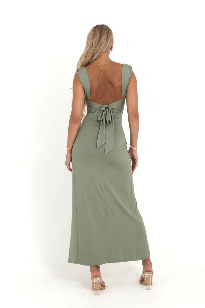 Zofia | Robe maxi avec fente à l'avant