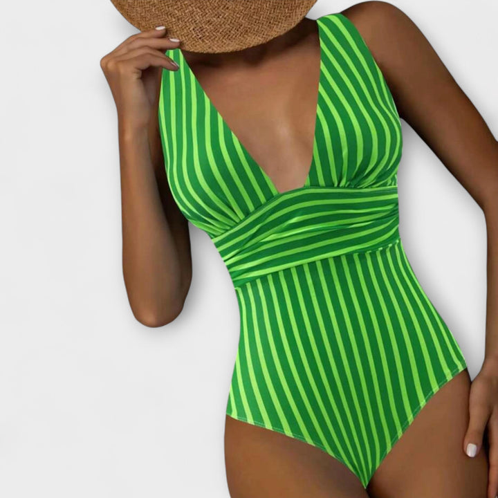 Jowita - Maillot de bain une pièce à rayures