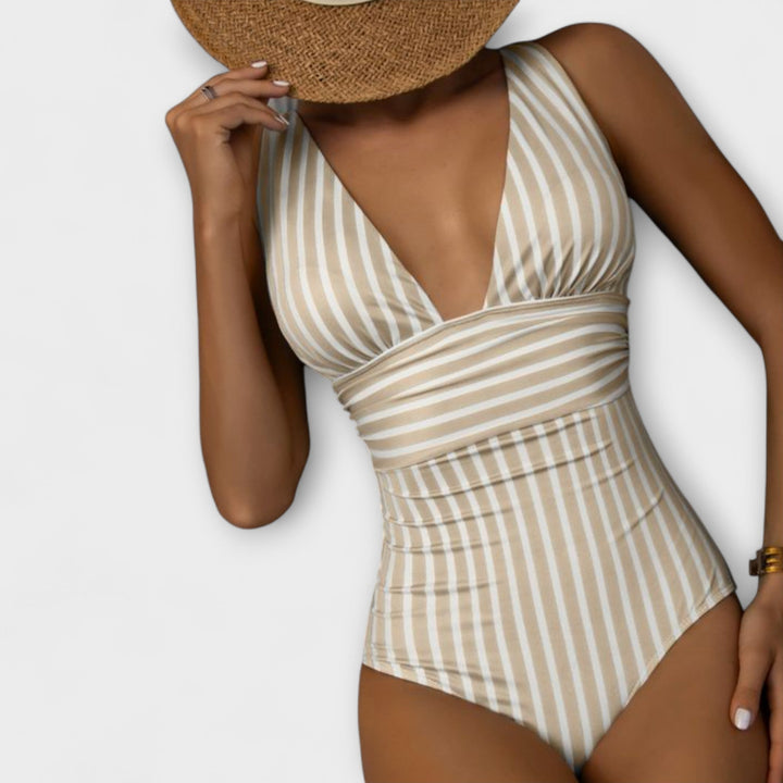 Jowita - Maillot de bain une pièce à rayures