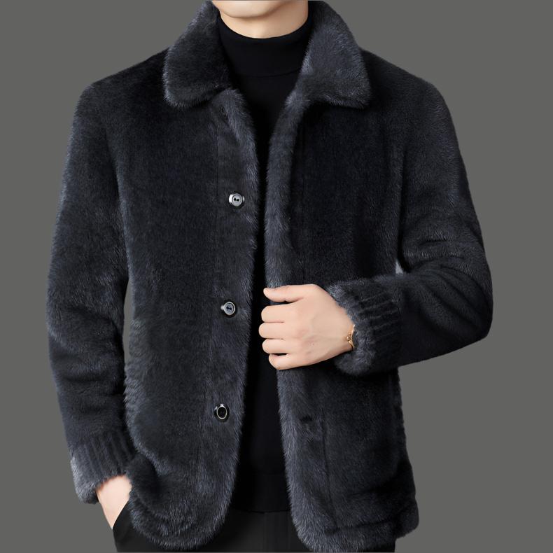 ROSSI ROMA | Manteau Court de Luxe en Fourrure de Visons