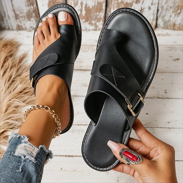 Avon – Sandales en Cuir Orthopédiques Extrêmement Confortables