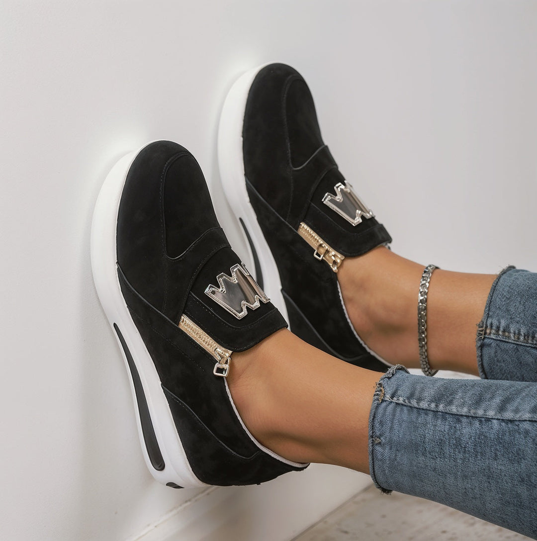Ella – Baskets Orthopédiques Enfiler Super Confortables Sur Plateforme