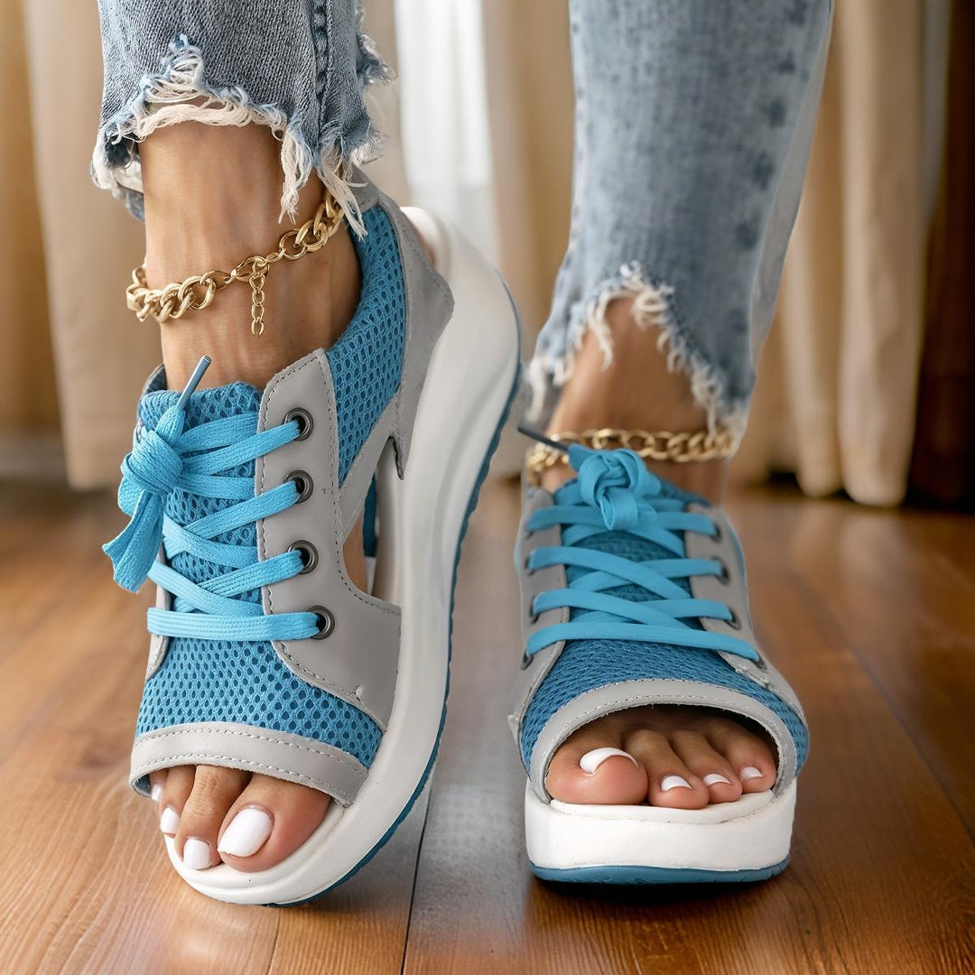 Sienna – Chaussures de Sport Orthopédiques Respirantes pour Femmes à Lacets