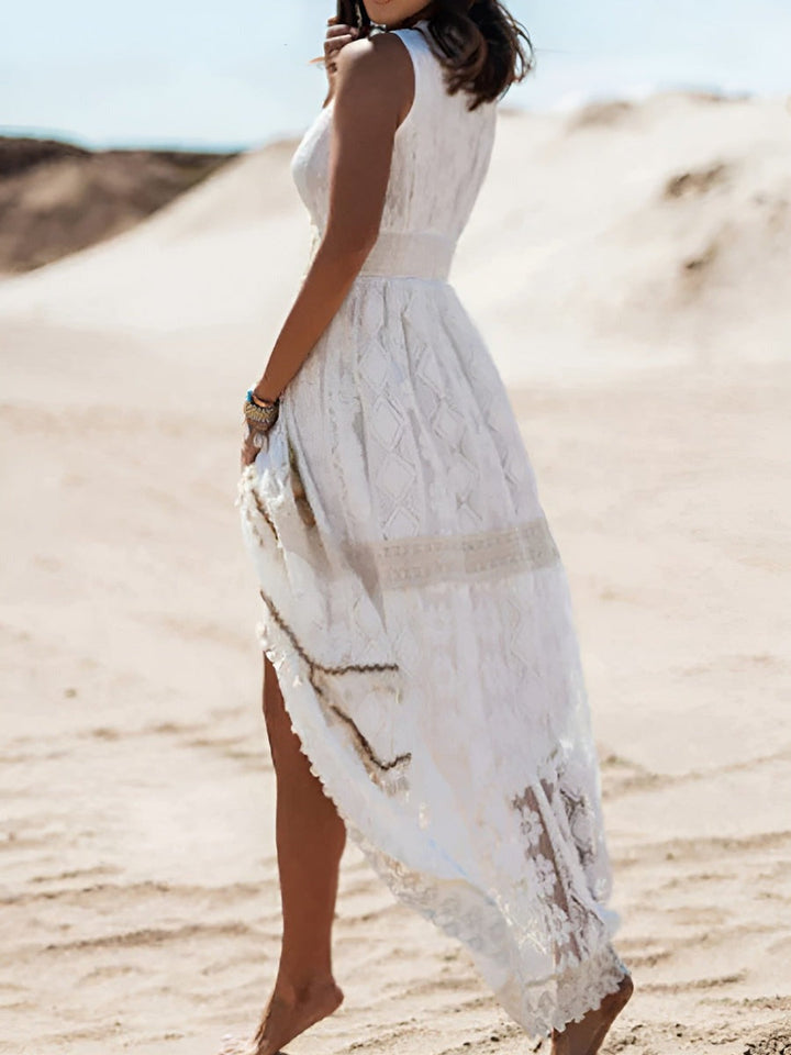 Ewelina | Robe maxi en dentelle romantique pour des sorties ensoleillées