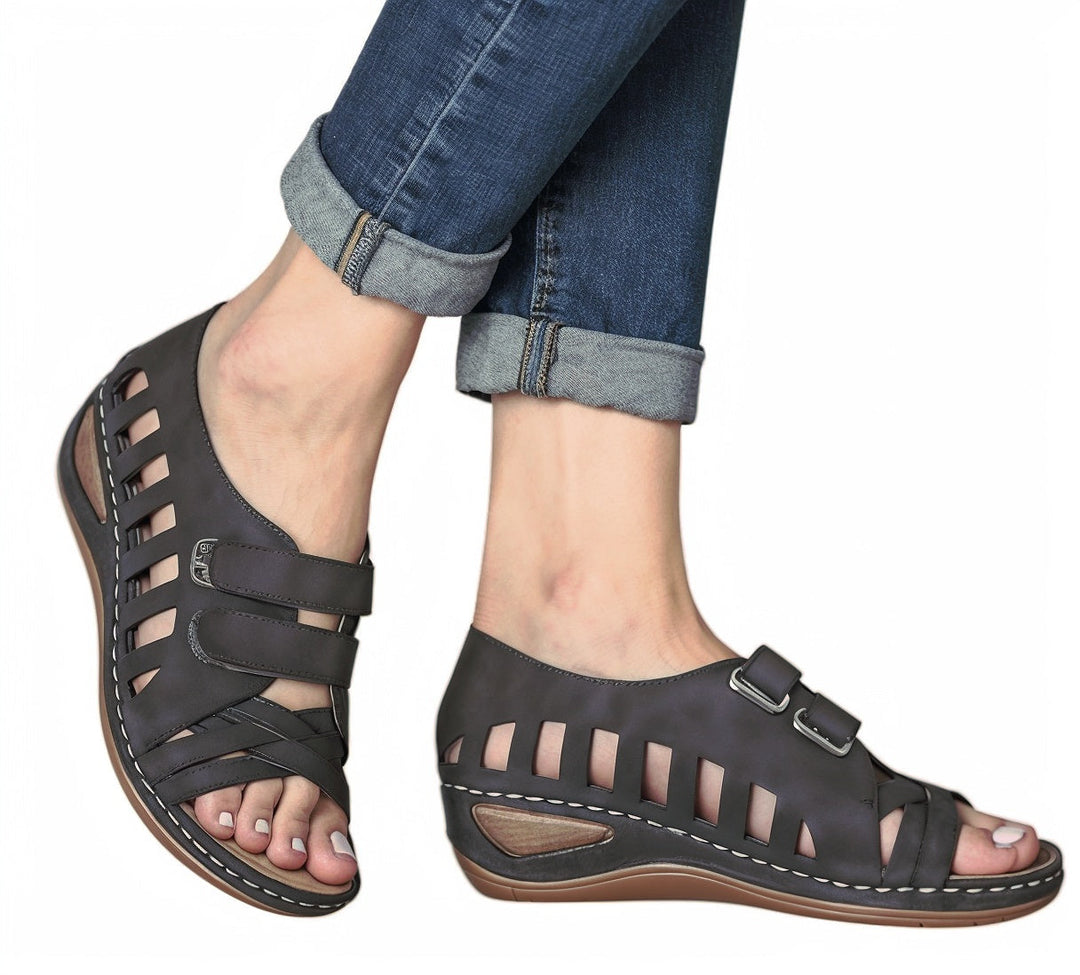 Hannah – Sandales Orthopédiques Ultra Confortables Avec Découpes Modernes