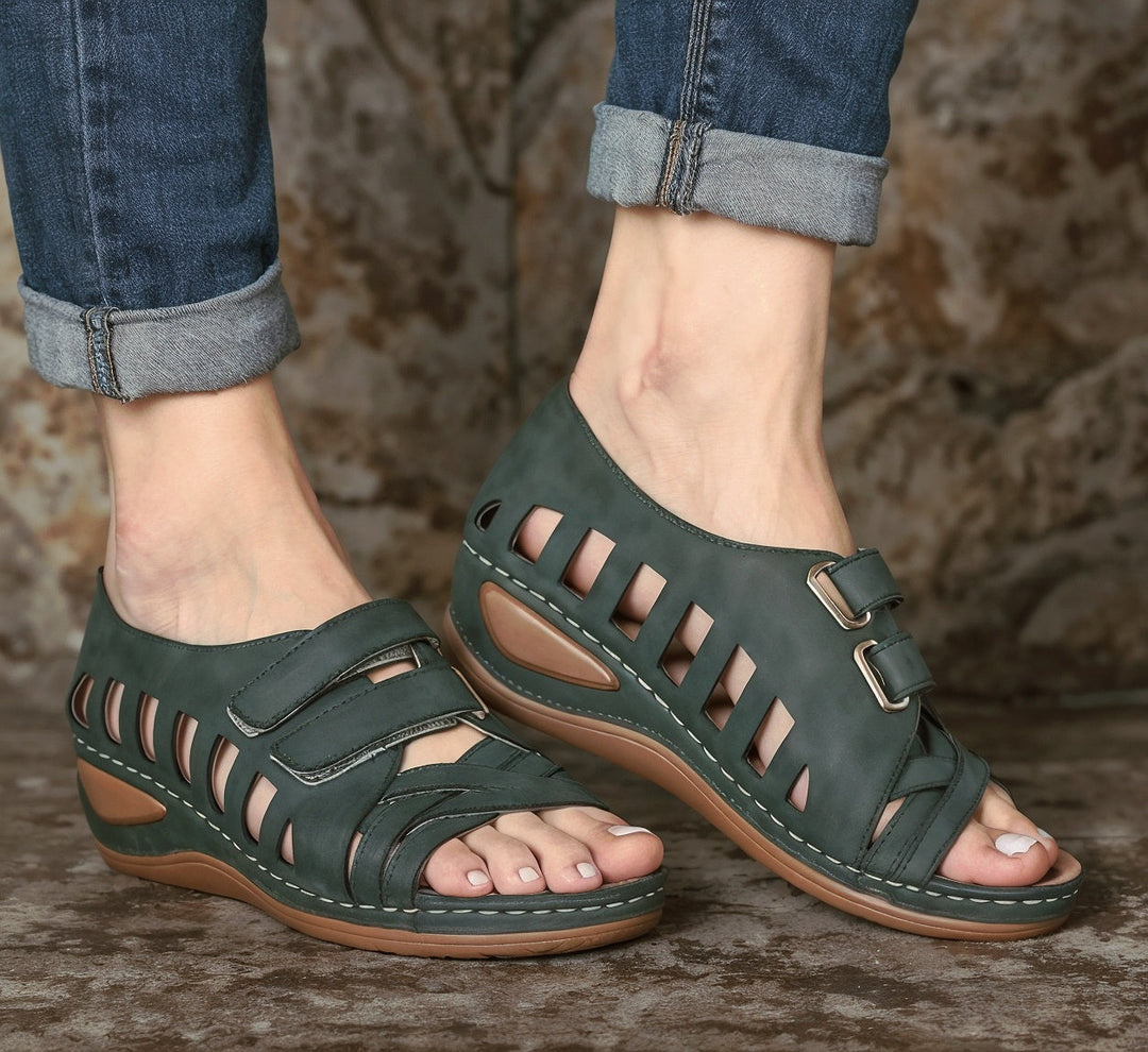 Hannah – Sandales Orthopédiques Ultra Confortables Avec Découpes Modernes