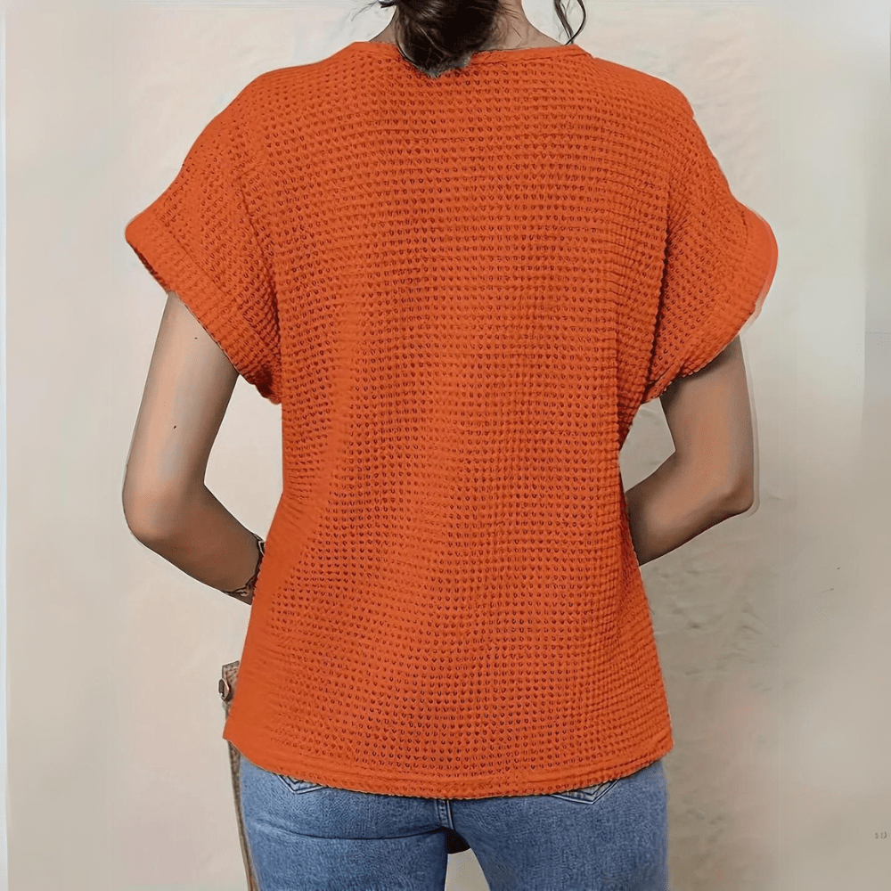 Kamila | Haut en Tricot avec Détail Ajouré