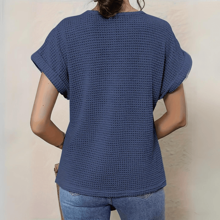 Kamila | Haut en Tricot avec Détail Ajouré