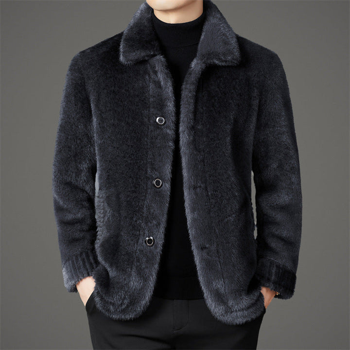 ROSSI ROMA | Manteau Court de Luxe en Fourrure de Visons
