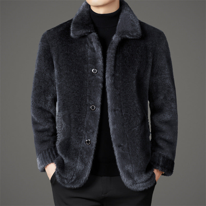 ROSSI ROMA | Manteau Court de Luxe en Fourrure de Visons