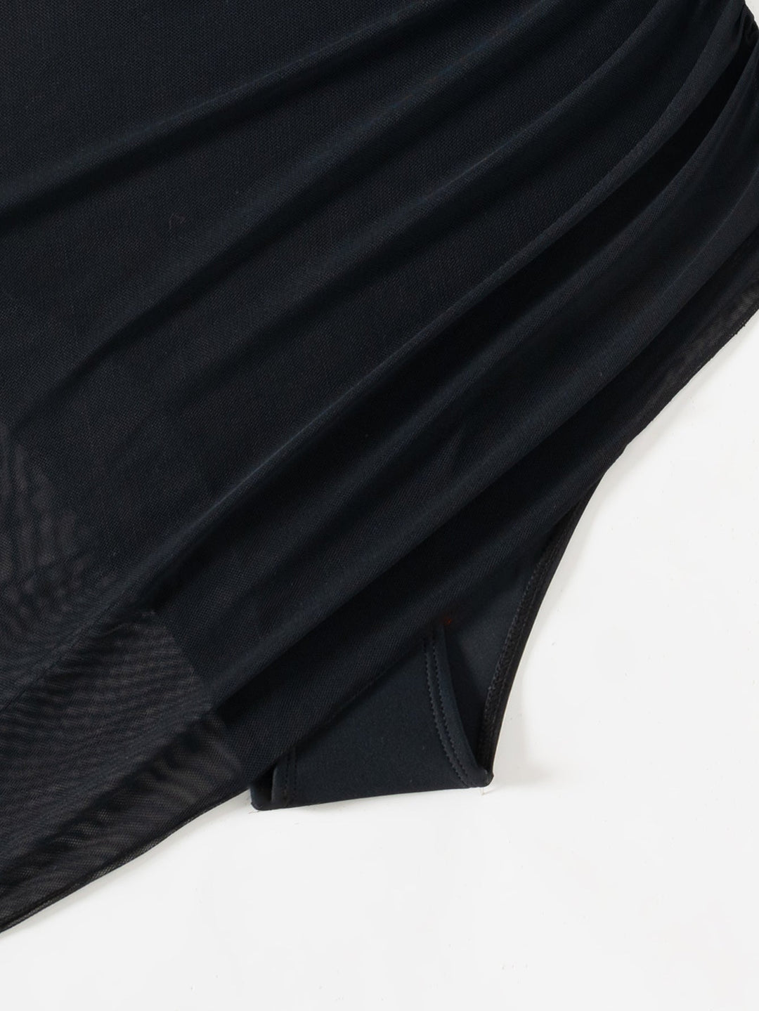 Luba – Maillot de bain en maille amincissant avec sarong