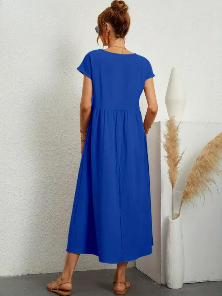 Marcia | Robe d'été en tissu premium au style flottant