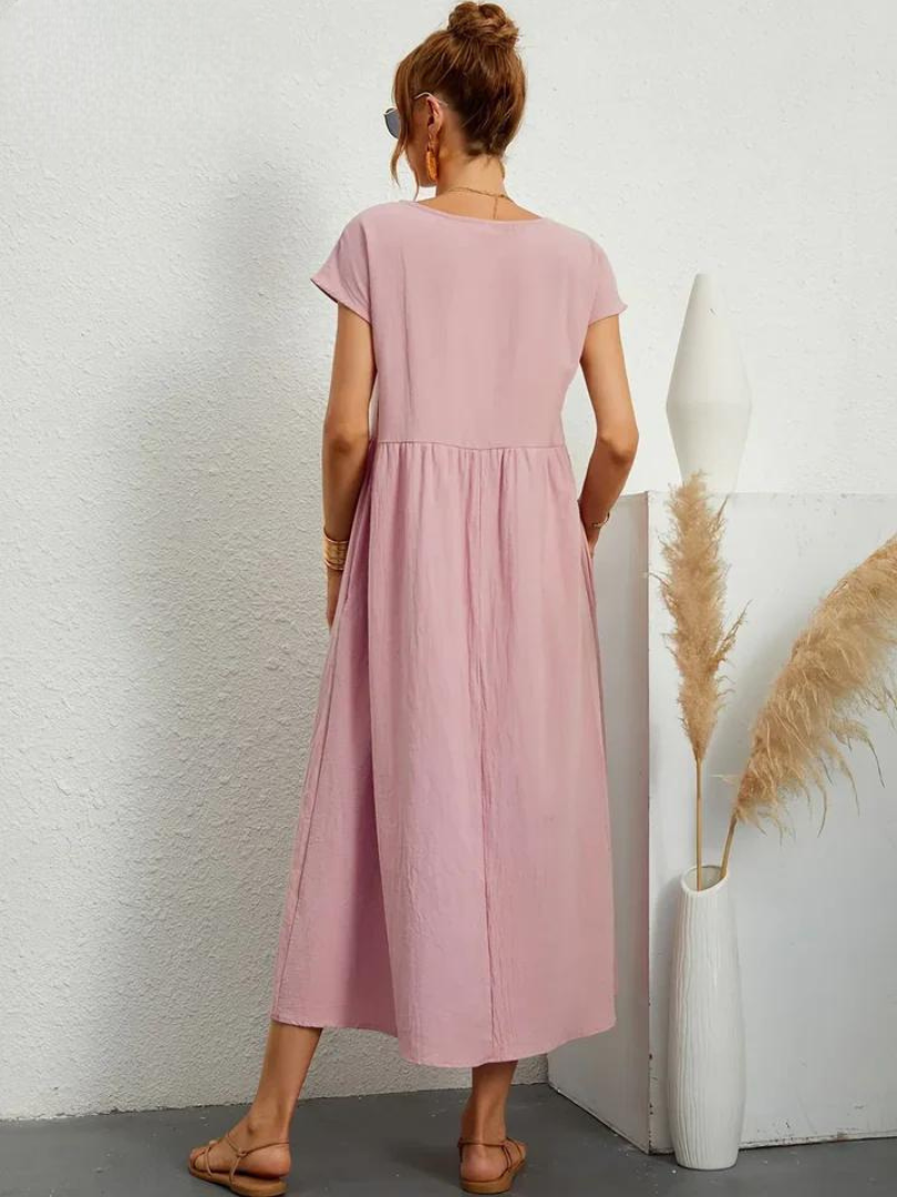 Marcia | Robe d'été en tissu premium au style flottant