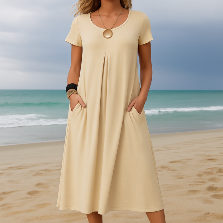 Krystyna | robe confortable avec poches pour les jours d'été