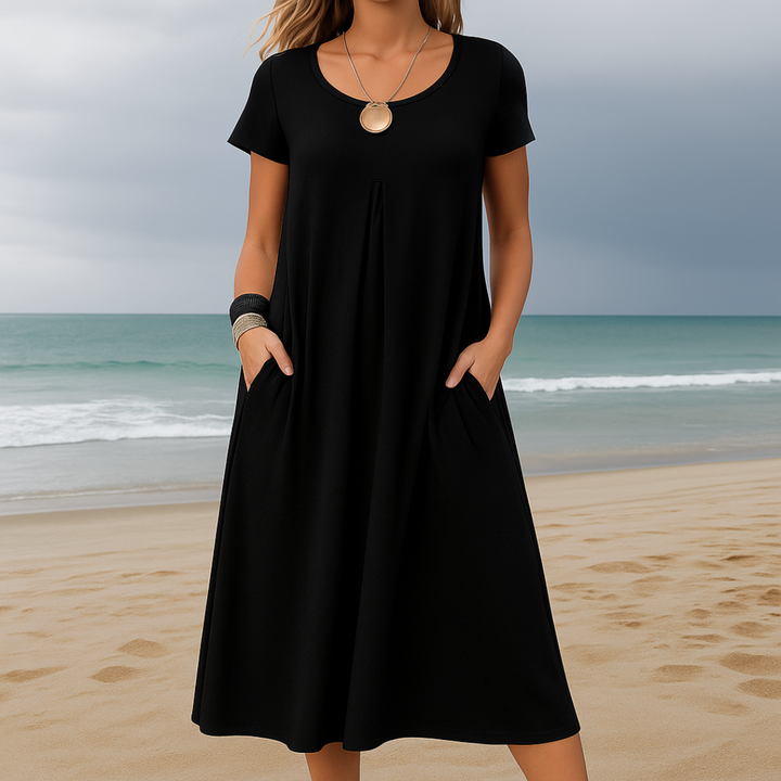Krystyna | robe confortable avec poches pour les jours d'été