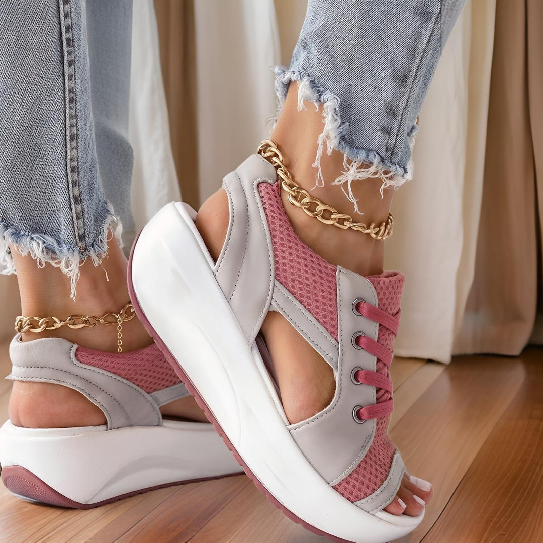Sienna – Chaussures de Sport Orthopédiques Respirantes pour Femmes à Lacets