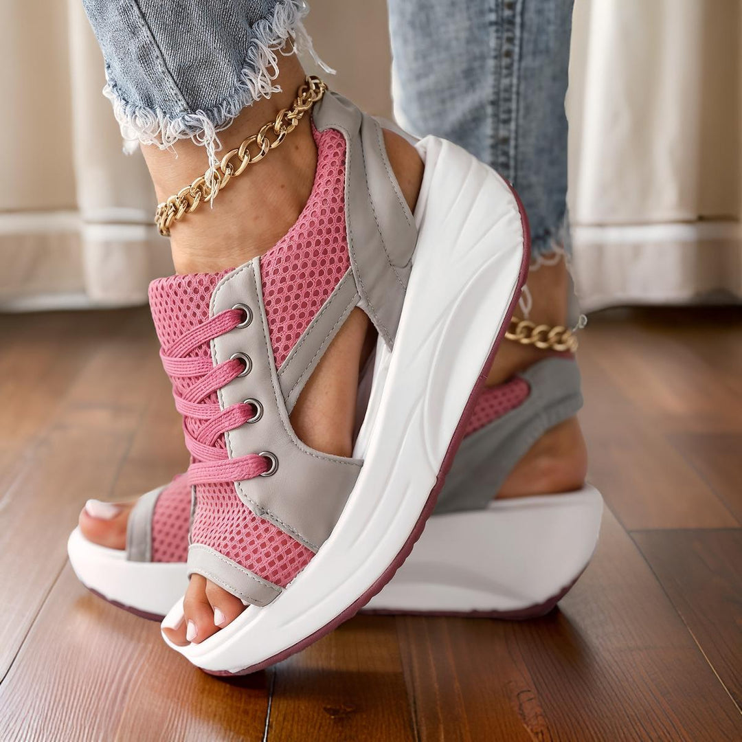 Sienna – Chaussures de Sport Orthopédiques Respirantes pour Femmes à Lacets