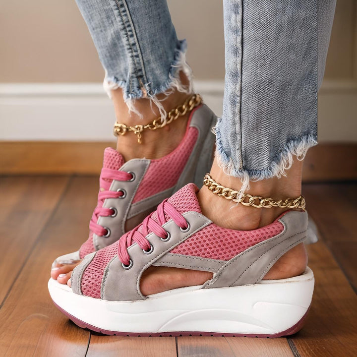 Sienna – Chaussures de Sport Orthopédiques Respirantes pour Femmes à Lacets