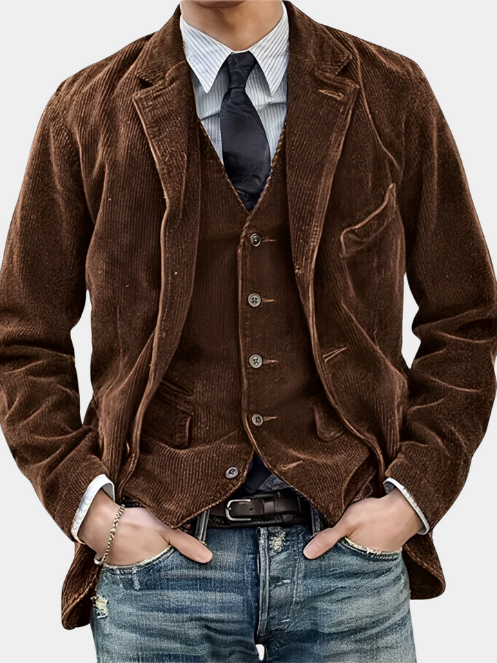ROSSI ROMA | Ensemble Veste et Gilet Vintage
