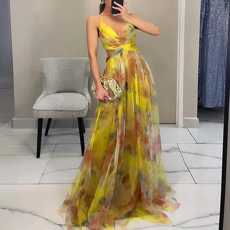 Karolina | Robe maxi magique à fleurs
