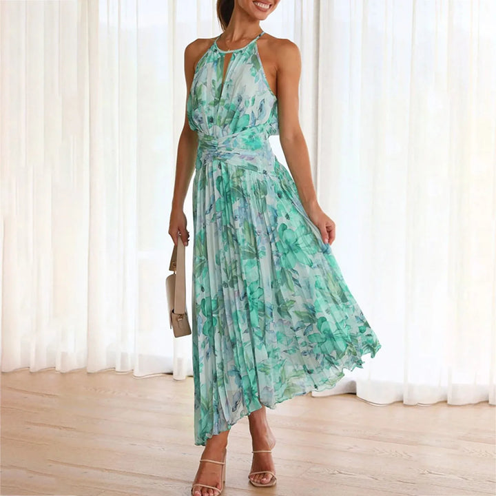 Élégance Tropicale – Robe Maxi