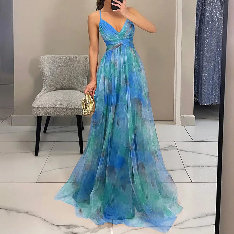Karolina | Robe maxi magique à fleurs