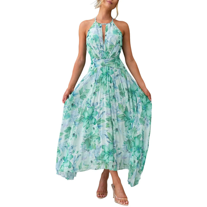 Élégance Tropicale – Robe Maxi