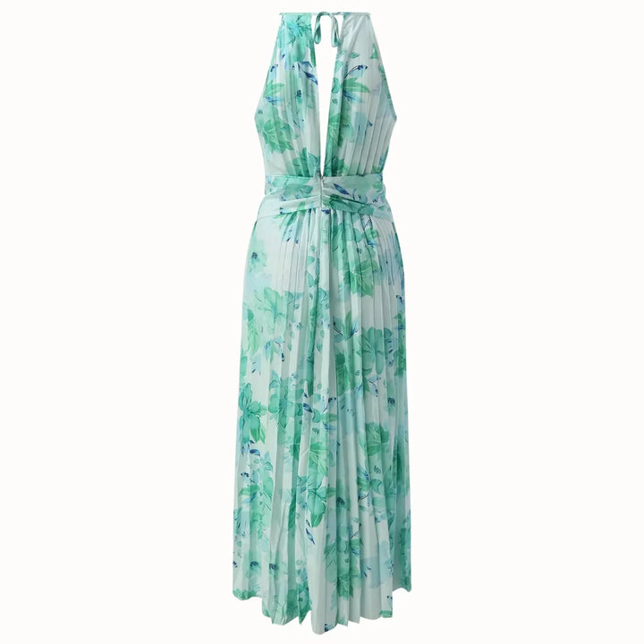 Élégance Tropicale – Robe Maxi