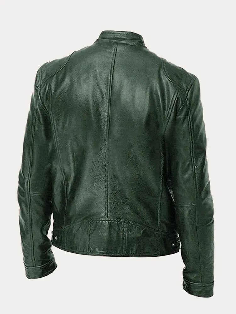 ROSSI ROMA™ | Veste en cuir décontractée