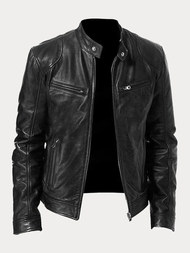 ORLANDO | Veste en cuir décontractée