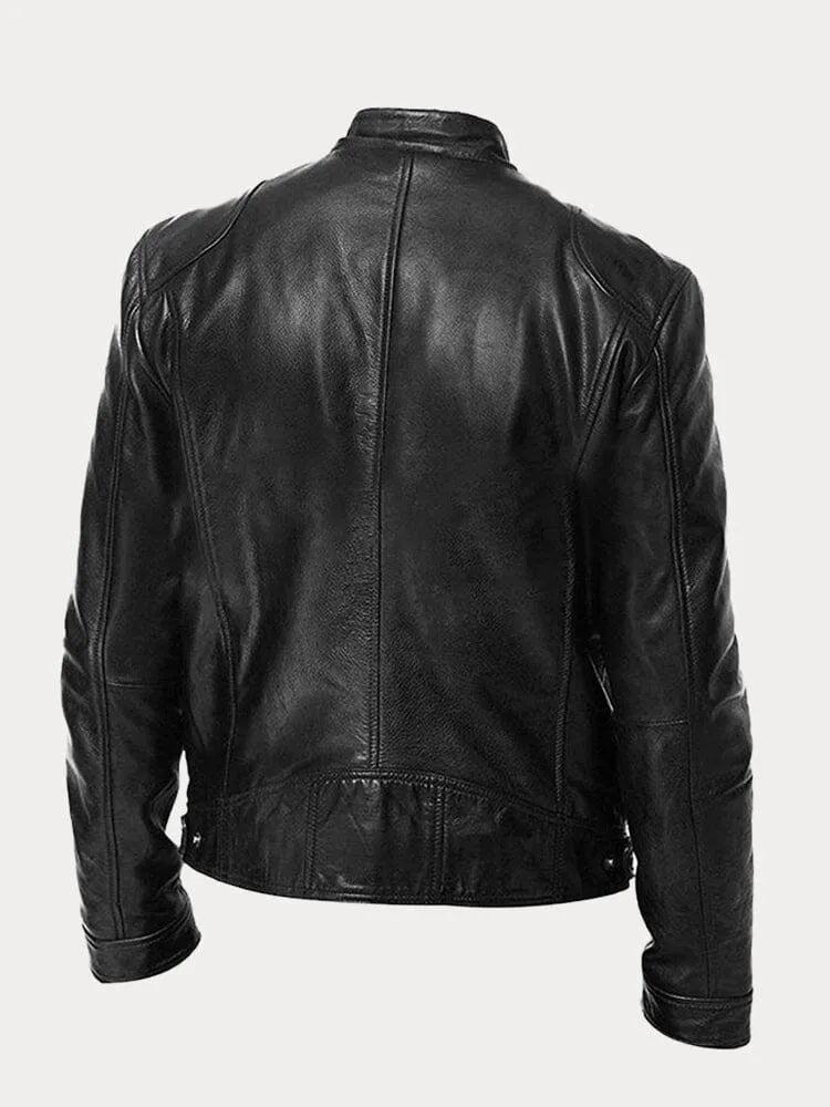 ORLANDO | Veste en cuir décontractée