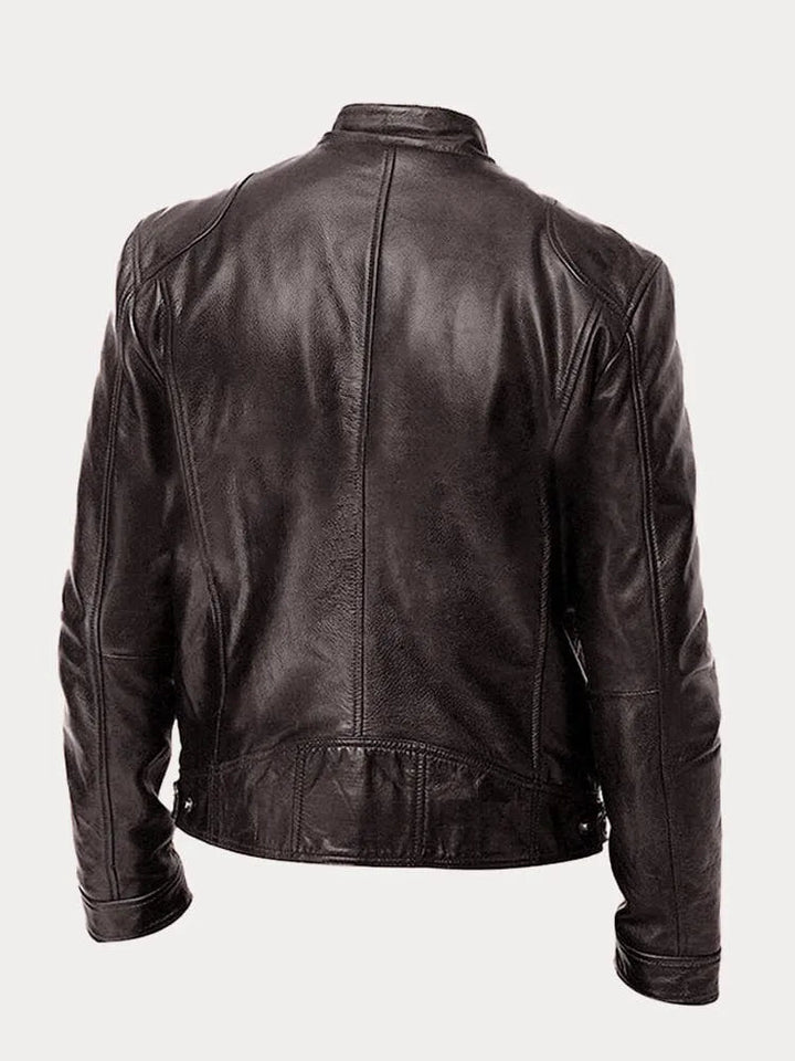 ROSSI ROMA™ | Veste en cuir décontractée
