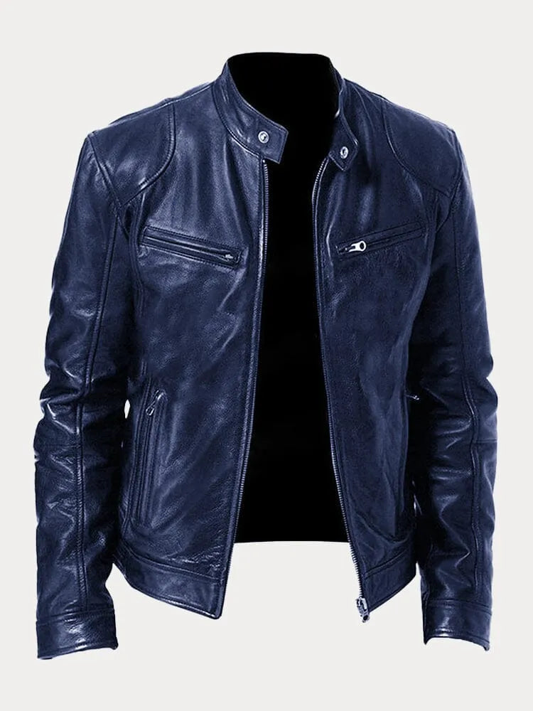 ROSSI ROMA™ | Veste en cuir décontractée