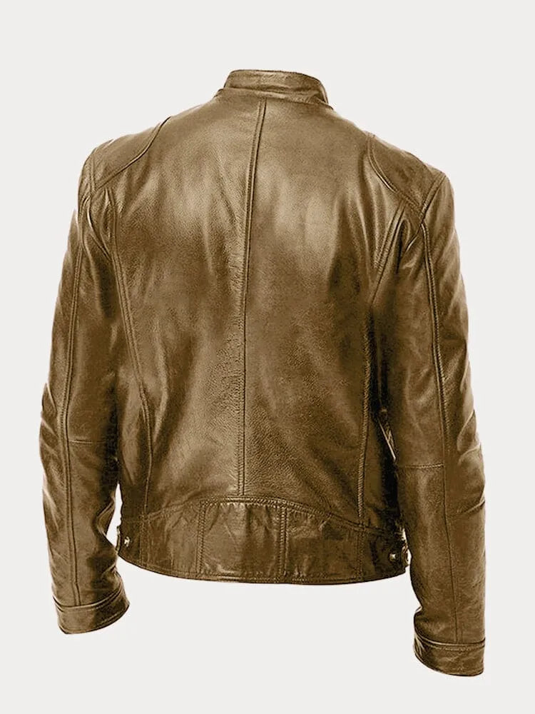 ROSSI ROMA™ | Veste en cuir décontractée