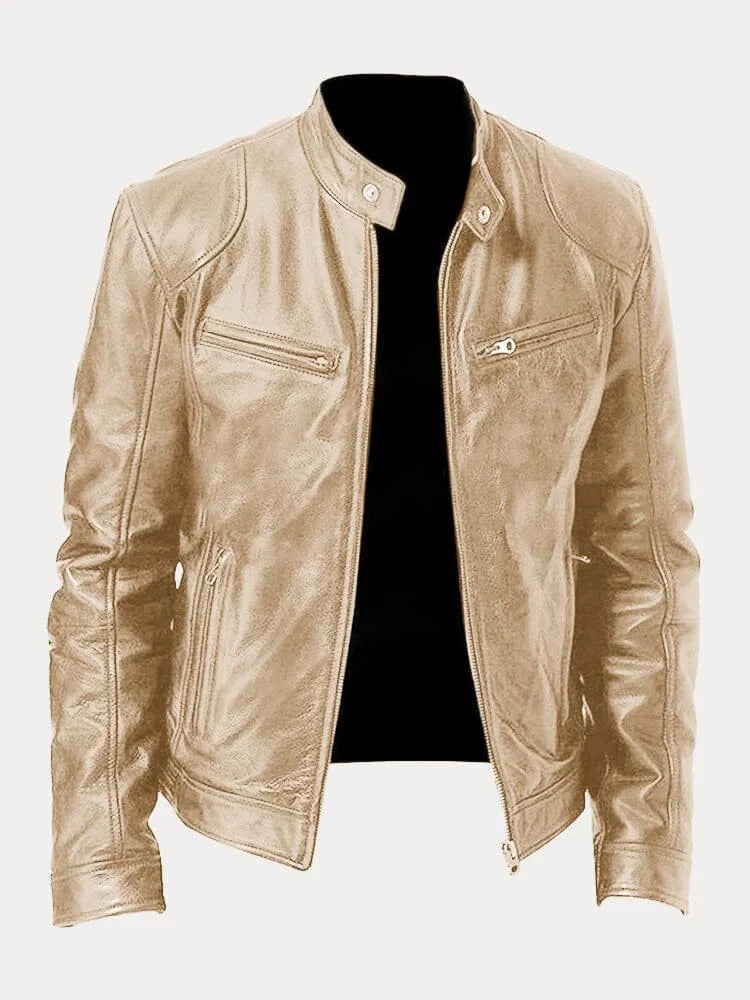 ROSSI ROMA™ | Veste en cuir décontractée