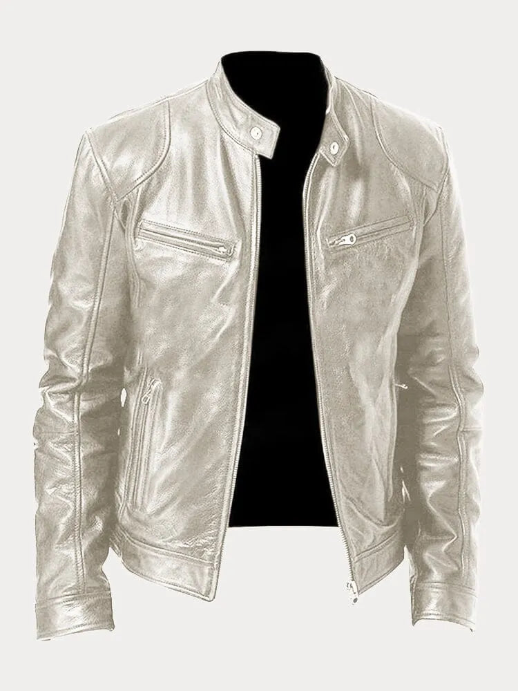 ROSSI ROMA™ | Veste en cuir décontractée