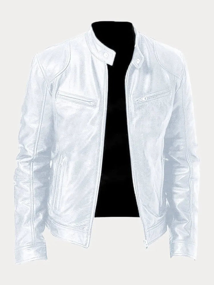 ROSSI ROMA™ | Veste en cuir décontractée