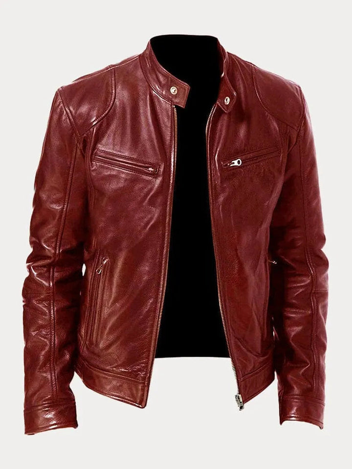 ROSSI ROMA™ | Veste en cuir décontractée
