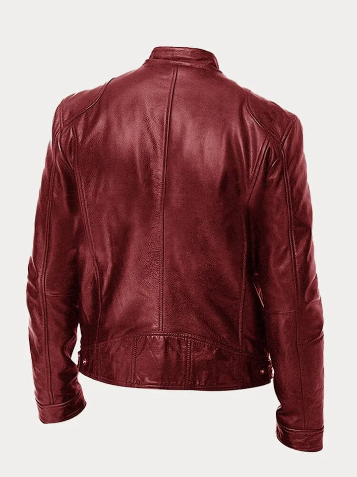 ROSSI ROMA™ | Veste en cuir décontractée