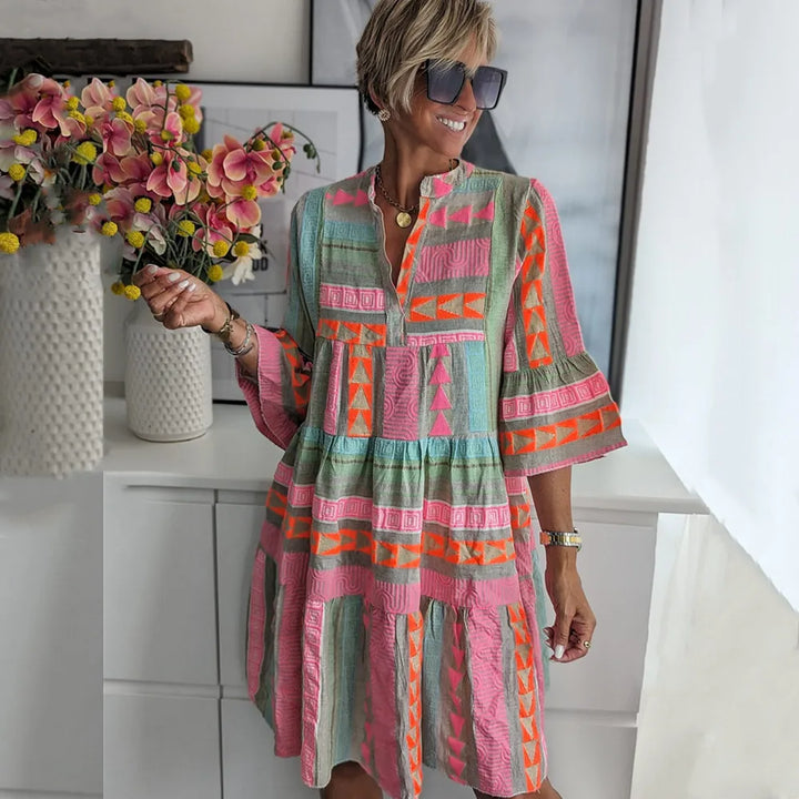 Juliane – Robe Boho à Jupe Évasée