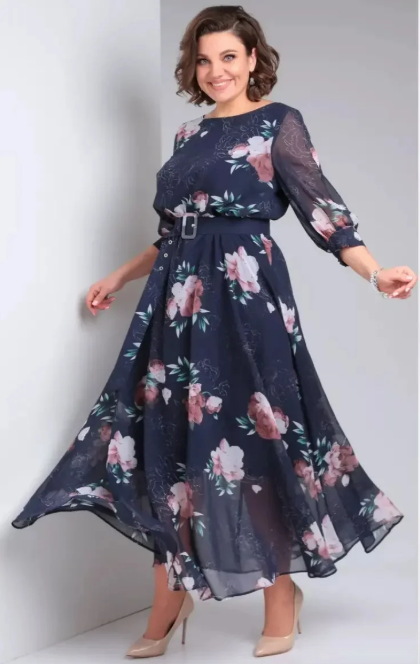 Marlena | Robe maxi élégante à fleurs